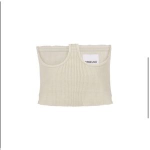 Orseund Iris Knit Corset in Cream 🧶